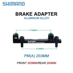 SHIMANO MTB Brake Disc Adapter PM A 180mm 203mm Brake Rotor Post Mount Converter Ultralight Mountain Bike Parts