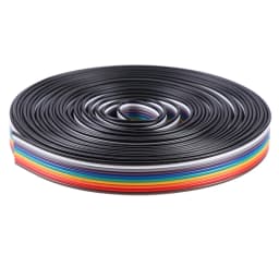 5M Ribbon Cable 10 Way Flat Color Rainbow Ribbon Cable Wire Rainbow Cable 10P Ribbon Cable 28AWG
