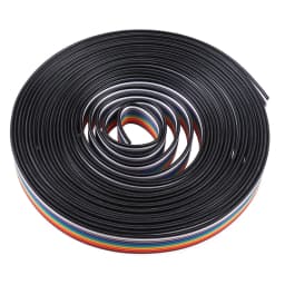 5M Ribbon Cable 10 Way Flat Color Rainbow Ribbon Cable Wire Rainbow Cable 10P Ribbon Cable 28AWG