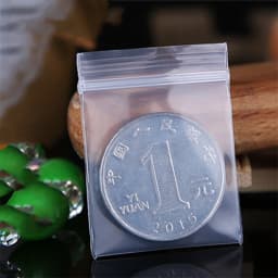 50pcs 100pcs Small Resealable Zip Lock Bags Self Seal Clear Plastic Poly Bag For Jewelry Beads Earring Packaging Display Storage