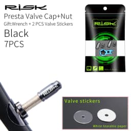 RISK Bicycle Presta Valve Cap Nut Schrader Valve Cap FV55 AV55 Mountain Bike MTB Titanium Road Bike Cycling Accessories