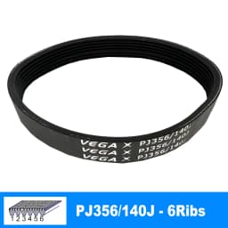 VEGA V-Belt PJ356 140J 3/4/5/6/7 Ribs For DIY RC Model Motor Engine Belt
