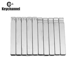 10pcs HU100 Car Key Blank 71# KD Key Blade Flip Key Blade for Chevrolet Cruze Buick Opel Cadillac Opel for KEYDIY Xhorse VVDI