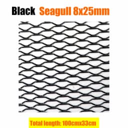100x33cm Aluminium Racing Car Bumper Grille Grill Mesh Net Vent Black Silver Red Blue Tuning Universal Protector Home Garden