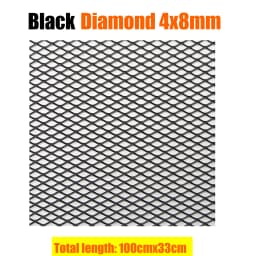 100x33cm Aluminium Racing Car Bumper Grille Grill Mesh Net Vent Black Silver Red Blue Tuning Universal Protector Home Garden