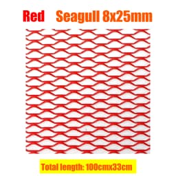 100x33cm Aluminium Racing Car Bumper Grille Grill Mesh Net Vent Black Silver Red Blue Tuning Universal Protector Home Garden
