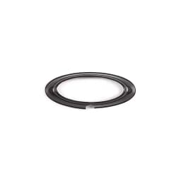 Carbon Fiber/Gloss Black Car Rear Badge Ring Logo Frame Cover Decoration Trim ABS For Ford Ranger 2015-2021 Auto Accessories
