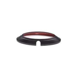 Carbon Fiber/Gloss Black Car Rear Badge Ring Logo Frame Cover Decoration Trim ABS For Ford Ranger 2015-2021 Auto Accessories