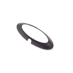 Carbon Fiber/Gloss Black Car Rear Badge Ring Logo Frame Cover Decoration Trim ABS For Ford Ranger 2015-2021 Auto Accessories
