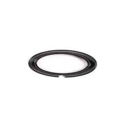 Carbon Fiber/Gloss Black Car Rear Badge Ring Logo Frame Cover Decoration Trim ABS For Ford Ranger 2015-2021 Auto Accessories