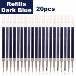 Deli Gel Pens Set 0.5mm Retractable Bullet Ballpoint Pen Blue Black Red Ink Refill for School Office Writing Stationery Supplies