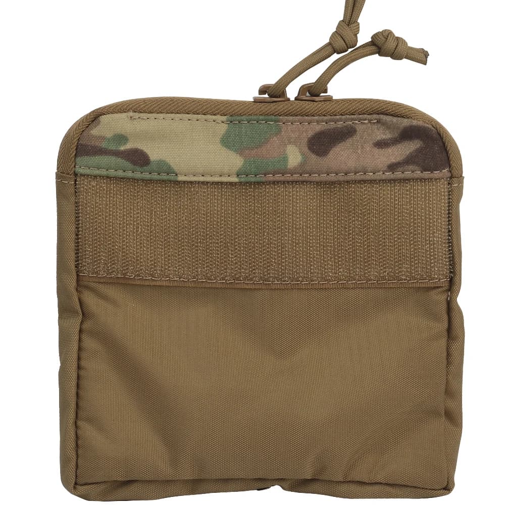 Tactifans DOPE Front Flap Kangroo Insert Half Pocket Nylon For FCPC V5 Plate Carrier Chest Rig Tactical Hunting Vest