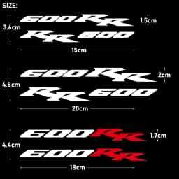 2x Reflective Motorcycle Tank Emblem Stickers Accessories Decals for Honda CBR 600RR Fireblade Adhesivo Calcomanía Motocicleta