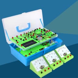 Lab Electricity Experiment Kit Junior High School Electromagnetics Physics Circuit Equipment for Teacher Student Self-Study kit