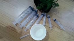20-65Pack Syringes with 14ga-25ga Blunt Tip Needles With Syringe Caps and Needle Caps for Refilling and Measuring Liquids Oil