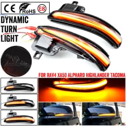 For Toyota RAV4 XA50 2019 2020 / For Toyota Tacoma 2016 - 2019 Dynamic Turn Signal Light LED Side Mirror Indicator Blinker Light