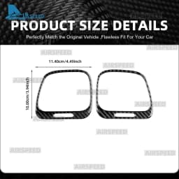 Real Soft Carbon Fiber For Volkswagen Scirocco Mk3 2009 2010 2011 2012 2013 2014 2015 2016 LHD RHD Car AC Outlet Vent Sticker