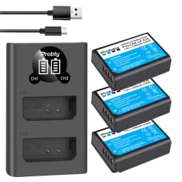 7.4V 2280mAh LP-E10 Batteries for Canon EOS Rebel T3, T5, T6, T7, Kiss X50, X70, EOS 1100D 1200D1300D 2000D Digital Camera