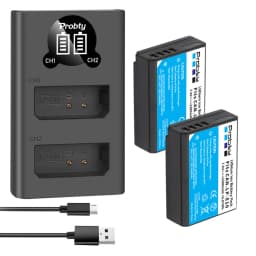 7.4V 2280mAh LP-E10 Batteries for Canon EOS Rebel T3, T5, T6, T7, Kiss X50, X70, EOS 1100D 1200D1300D 2000D Digital Camera