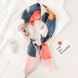 Women 70*70cm Square Silk Scarf/scarves Luxury Wrap 2025 Hair Tie Band Bag Warp Soft Neckerchief Hijab Headscarf Female Foulard