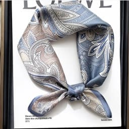 Women 70*70cm Square Silk Scarf/scarves Luxury Wrap 2025 Hair Tie Band Bag Warp Soft Neckerchief Hijab Headscarf Female Foulard