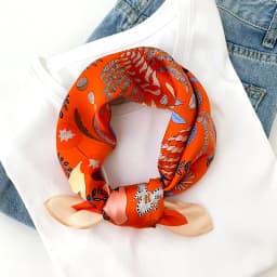 Women 70*70cm Square Silk Scarf/scarves Luxury Wrap 2025 Hair Tie Band Bag Warp Soft Neckerchief Hijab Headscarf Female Foulard