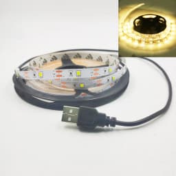 DC 5V USB 1M 2M 3M 4M 5M 10M 15M LED Strips 2835 White Warm White LED Strip Light TV Background Lighting Tape Home Decor Lamp