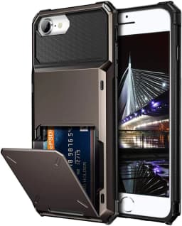 For iPhone SE 2022 2020 Case Wallet 5-Card ID Slot Credit Card Holder Flip Hidden Pocket Cover For iPhone SE3 SE2 SE 2022 Coque