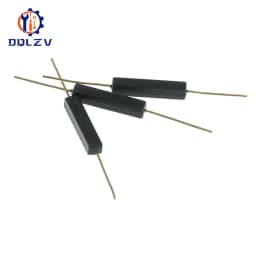 5PCS Plastic Type Reed Switch 2 * 14 Normally Open Magnetic Control Switch GPS-14A Anti-Vibration/Damage Contact For Sensor NO