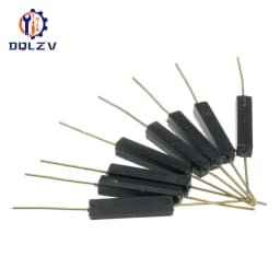5PCS Plastic Type Reed Switch 2 * 14 Normally Open Magnetic Control Switch GPS-14A Anti-Vibration/Damage Contact For Sensor NO