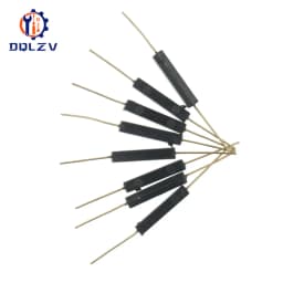 5PCS Plastic Type Reed Switch 2 * 14 Normally Open Magnetic Control Switch GPS-14A Anti-Vibration/Damage Contact For Sensor NO
