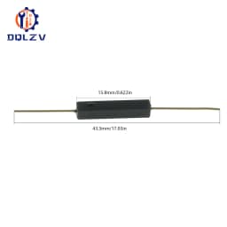 5PCS Plastic Type Reed Switch 2 * 14 Normally Open Magnetic Control Switch GPS-14A Anti-Vibration/Damage Contact For Sensor NO