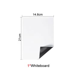 A5 Size Magnetic Whiteboard,Dry Erase White Boards,Soft Home Office Kitchen Flexible Pad Fridge Stickers Memo Message Board
