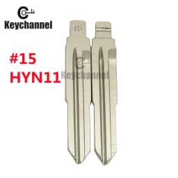 10pcs HYN11 Car Flip Key Blade KD Key Blank 15# Folding Fob Blank for KEYDIY VVDI Xhorse for Mitsubishi Ssangyong Isuzu Lada