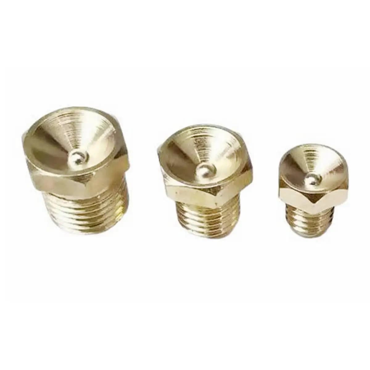 10pcs M5 M6 M8 M10 M12 M14 M16 1/8" 1/4" BSPP Flush Grease Zerk Nipple Fitting For Grease Gun