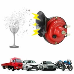 Universal 300DB Loud Car Air Horn 12V Trumpet motorcycle Horn for Trucks Vehicle Horn Dual-tone Electric Snail Air Horn