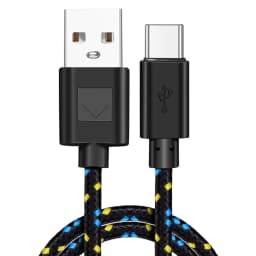 USB Type C Cable Nylon Fast Charging Data Cable for Samsung S10 S9 Note 9 Oneplus xiaomi Huawei Mobile Phone Type-c USB-C Cables