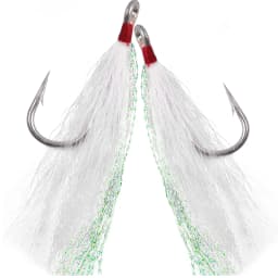 8Pcs/4Pcs Bucktail Teasers Fishing Hook Saltwater Fishing Lures Rig Stainless Steel Fishing Jig Hooks For Catfish Bass