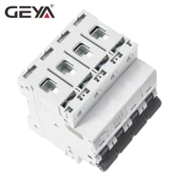 GEYA GYM9 4P MCB 6A-63A 6KA Breaking Capacity MCB Din Rail Mini Circuit Breaker 6A-63A AC Type Factory Direct Manufacturer