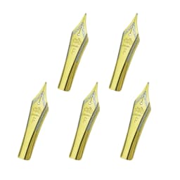 3PCS/5PCS Original Jinhao Fountain Pen Nibs #6 Golden / Silver EF F M Size for Jinhao 100, 450, 159, 750, Double Dragon C1 T1