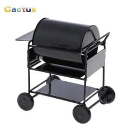 1Set Mini Cute BBQ Food Grill Miniature Ornaments For 1/12 Scale Doll House Gadget Kitchen Food Furniture For Dollhouse Kids Toy