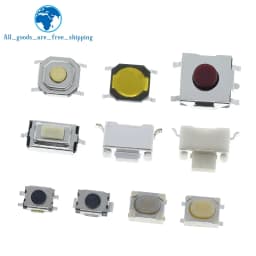 10PCS 3*6 3*4 4*4 SMD Tactile Tact Push Button Switch 2Pin 4Pin Touch Micro Switch 3x4x2 3x6x4.3 3x6x2.5 3x6x5 4x4x1.5 4*4*2.5