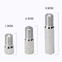 Bicycle Car Valve Extender for Schrader Valve 19mm 25mm 39mm Replacement Cycling Bike Parts Extension Tube Accessories