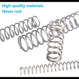 304 SUS Compressed Spring Stainless Steel Compression Spring Y-type Rotor Return Spring Wire Diameter 0.6mm 0.7mm  10PCS