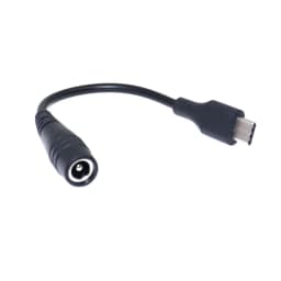 5.5*2.1mm 4.0*1.7mm DC Power Plug Waterproof Jacket Female To Micro USB / Mini USB / Type C Male Adapter Cable