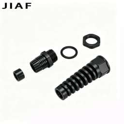 5PCS Waterproof Anti-bending Cable Gland M12 Plastic Joint M16 Nylon PA66 Torsion-proof Glands M20 M25 Seal Joint M18 Connector