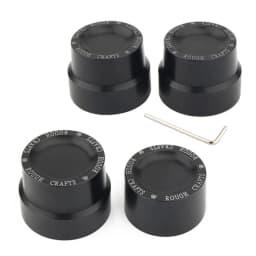 Motorcycle Front Rear Axle Nut Cover Caps CNC Black For Harley Touring Road Glide Low Rider Sportster Iron 883 XL1200 Softail