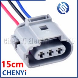 3 Pin 3.5 mm Automotive Fog Lamp Light Socket Crankshaft Sensor Plug 1J0973723G 1J0 973 723G 1J0973723 1J0 973 723