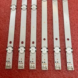 12 PCS/set LED Backlight Strip for TV 65UJ634V 65UJ6300 65UJ630V 65UJ5500 65UK6100 65UJ63_UHD_A B C D NC650DGEAAFX7 EAV64054301