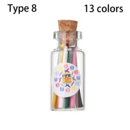 1Set Miniature Crayon Color Pencil Scene Model Doll Colorful Crayon Kids Toys Mini Dollhouse Decoration Dolls Accessories